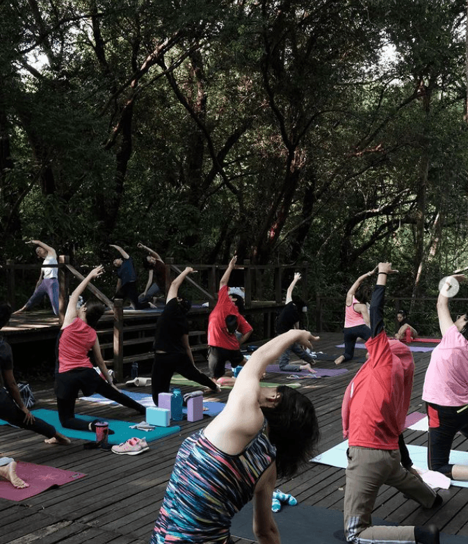 yoga in nature